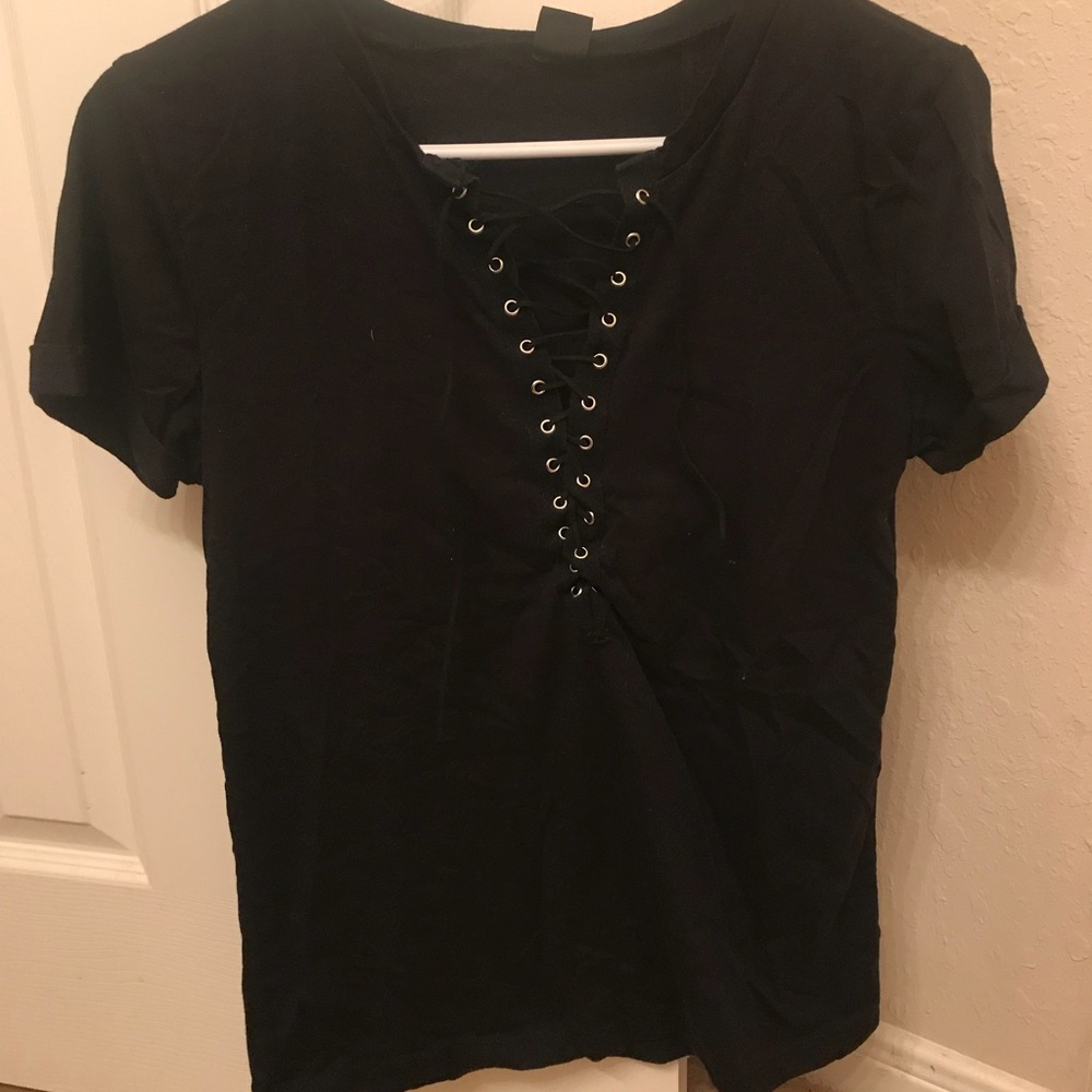 Rarely worn black tie top